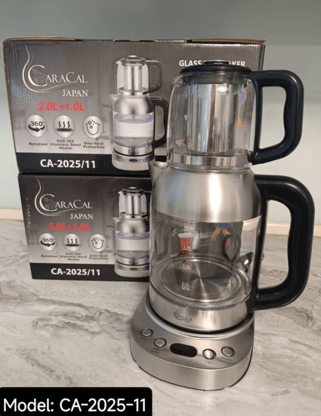 چای ساز کاراکال ژاپن سرهمی۲۰۰۰وات  مدل CA-2025-11
